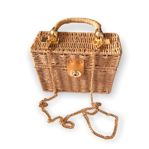 Straw Weave Purse